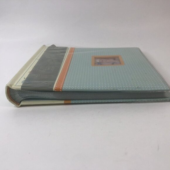 Burnes of Boston Photo Album Archival Paper CD Storage Rectangular Brown Blue - Picture 12 of 16